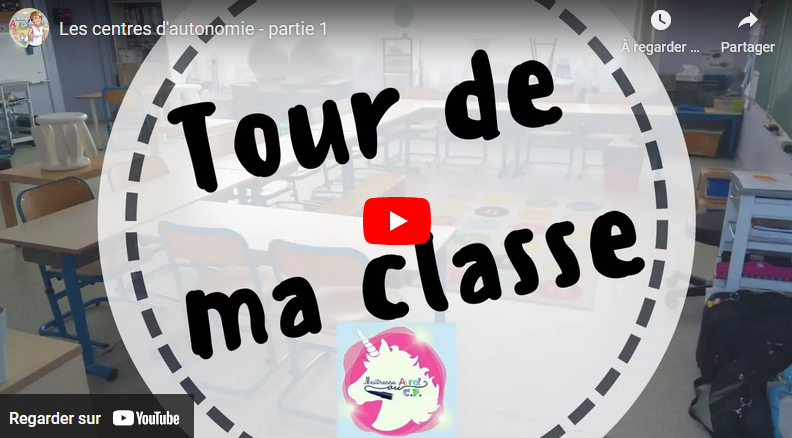 Tour de ma classe en vidéo