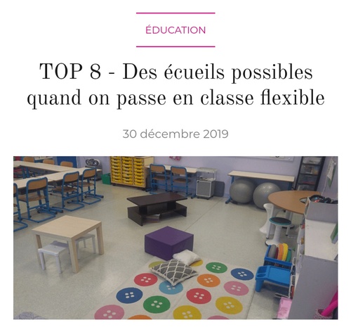 Les écueils de la classe flexible par Classe de Demain